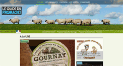 Desktop Screenshot of leguidedufromage.com